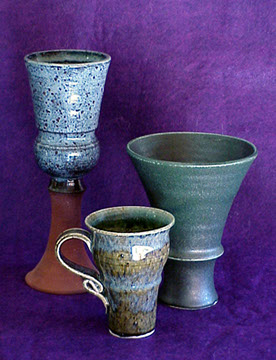 Goblet, Mug, and Vase